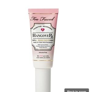 Too Faced Hangover Replenishing Face Primer 1.35 oz/40 mL (Full Size) NEW w/ Box